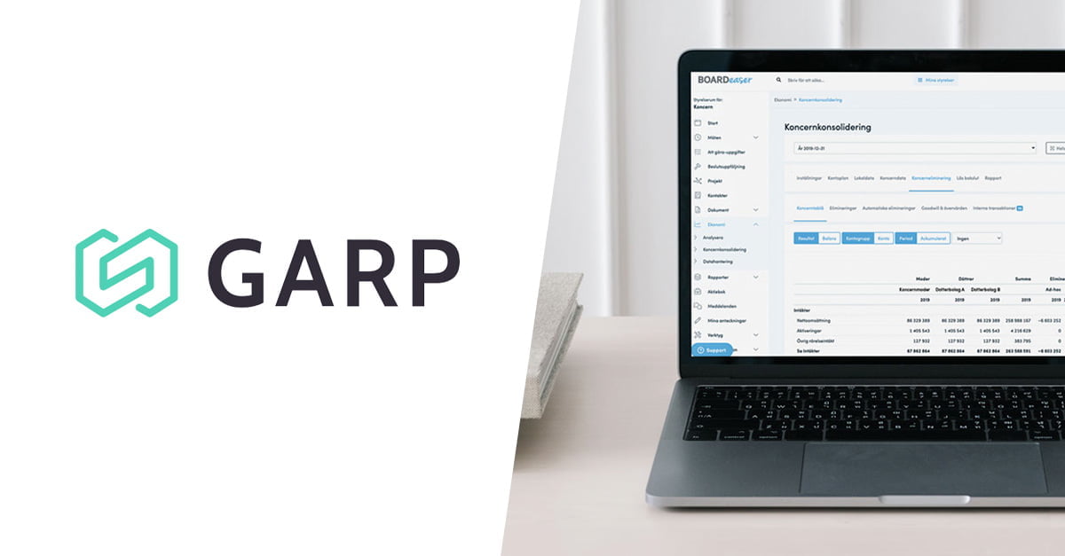 Boardeaser och GARP samarbetar